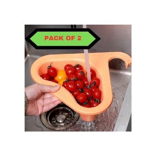 🌟 Multipurpose Plastic Kitchen Sink Organizer - Pack of 2