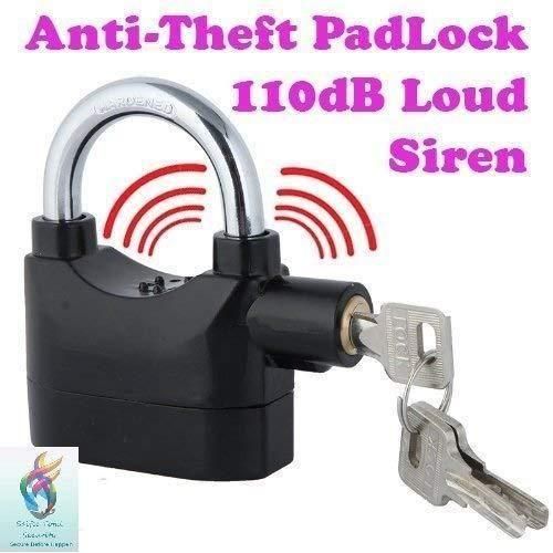 🔒 Motion Sensor Security Padlock Siren Alarm Lock 🚨