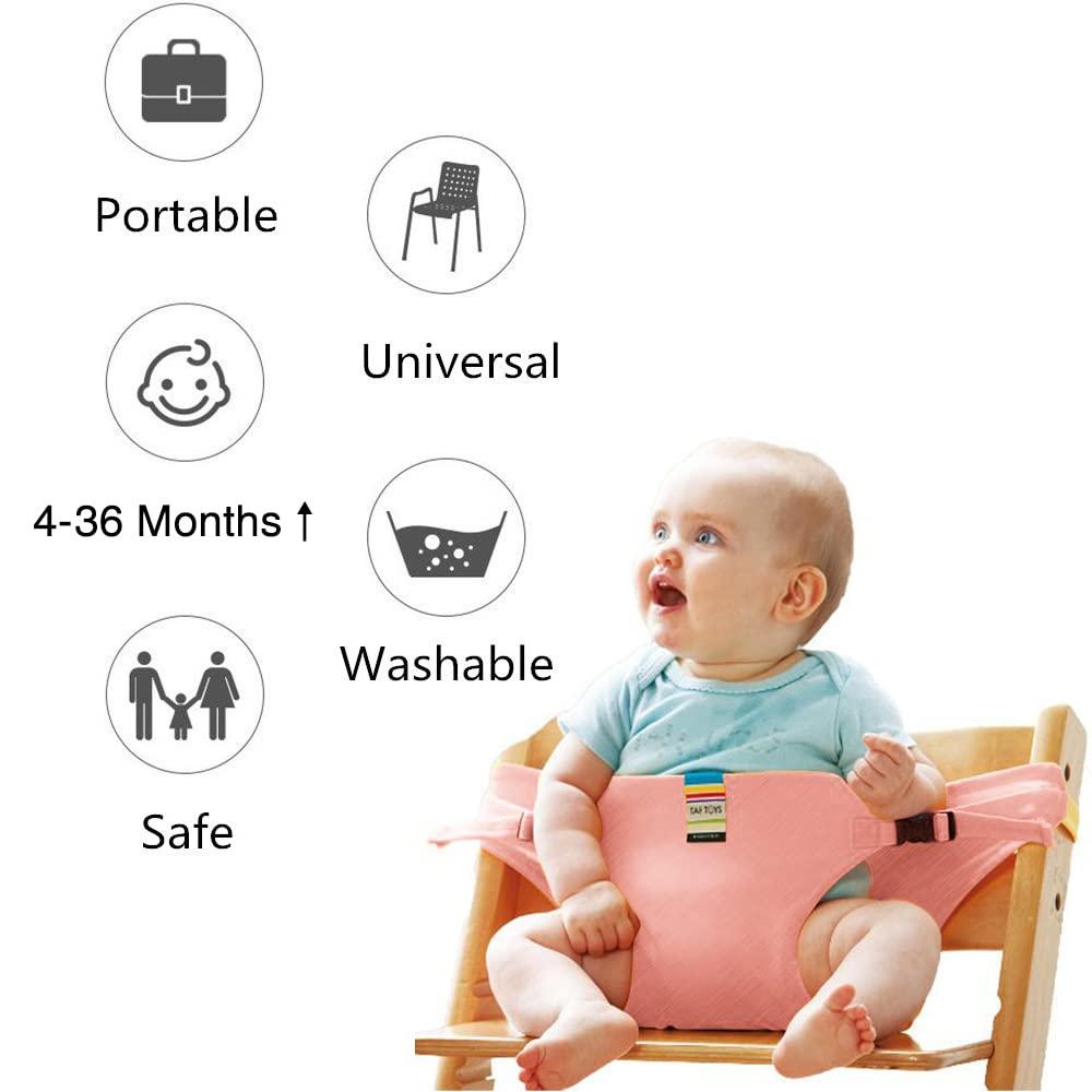🍼 High Chair Baby Feeding Seat with Safety Strap 🌟