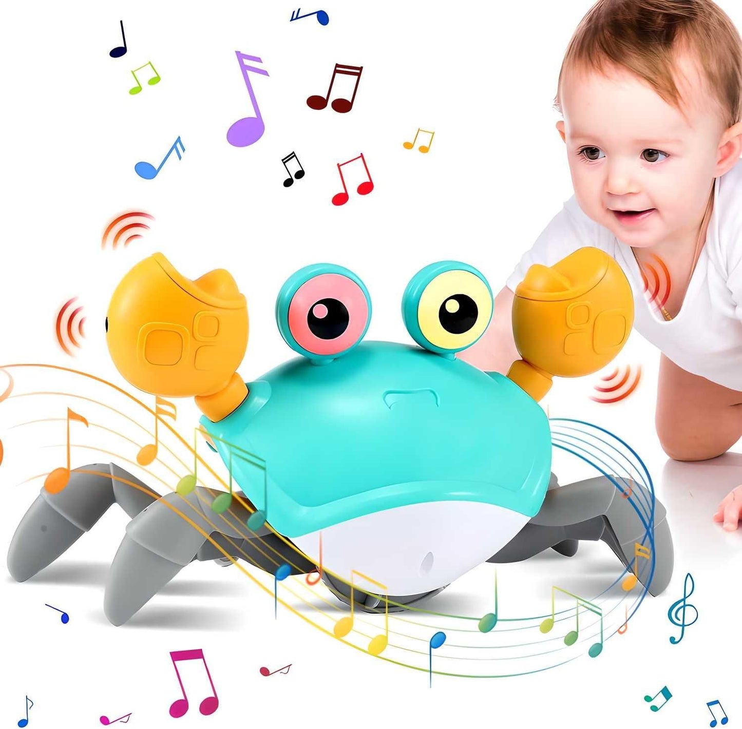 🦀 Cute Dancing Crab Toy with USB Rechargeable 🎶
