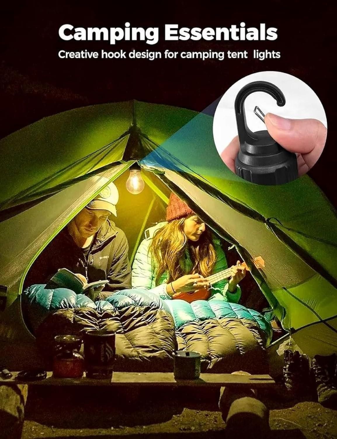 🏕️💡 3-Mode Hanging Tent Lamp for Camping