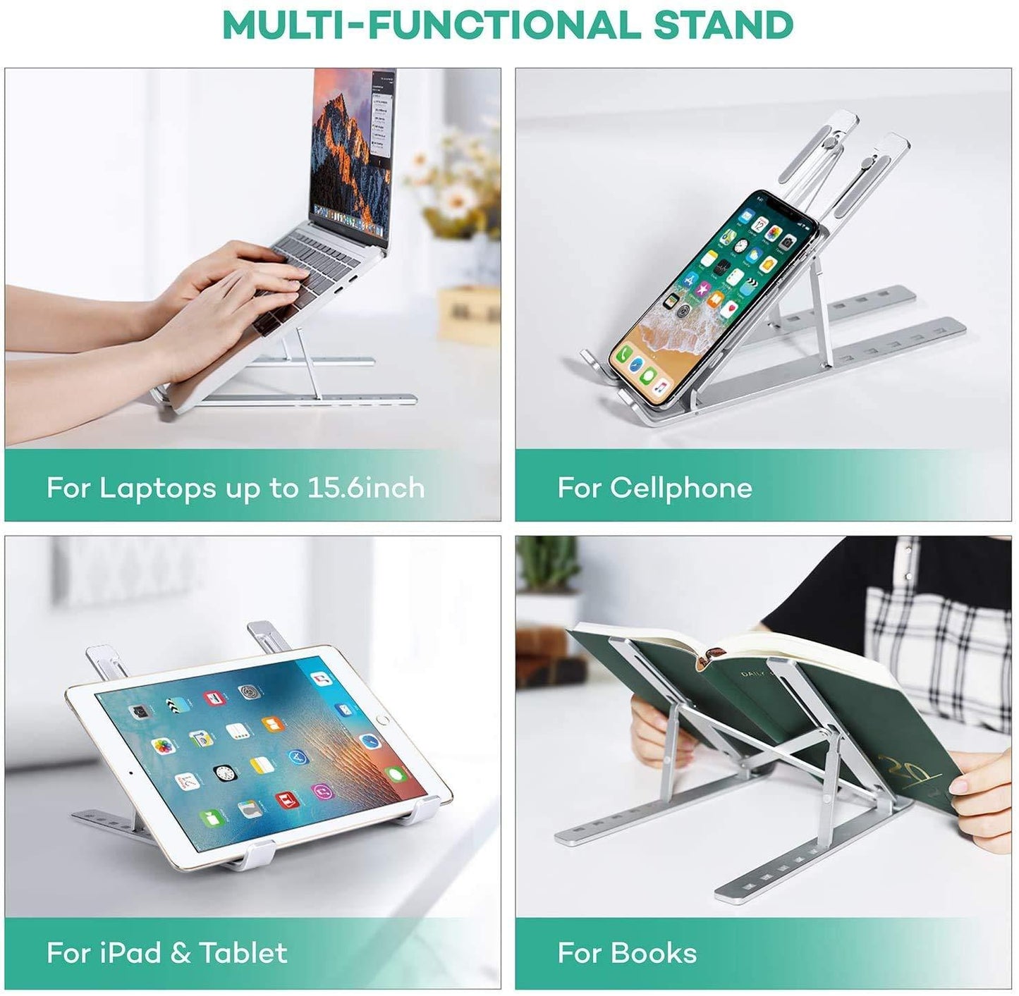 💻 Aluminium Foldable Portable Laptop Stand 🌟