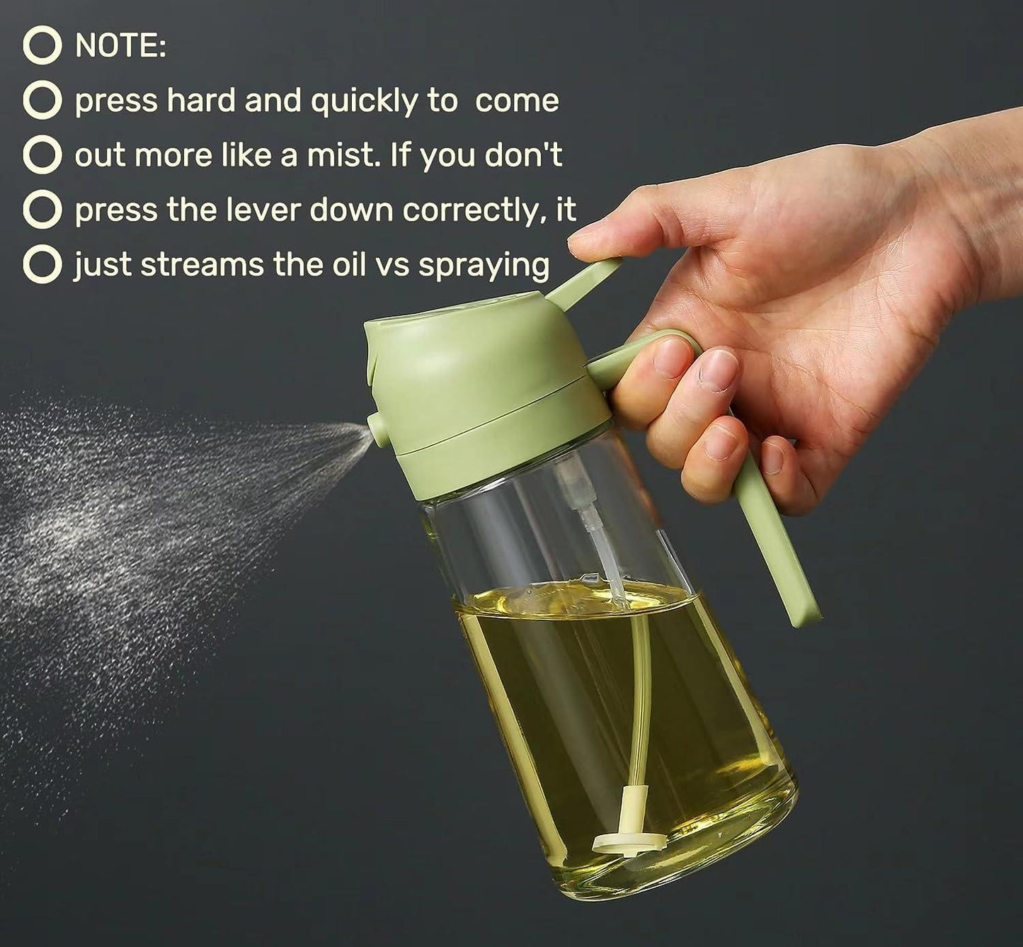🛢️ 500ml Portable Sprayer Oil Dispenser – Cook Smarter, Anywhere! 🌟