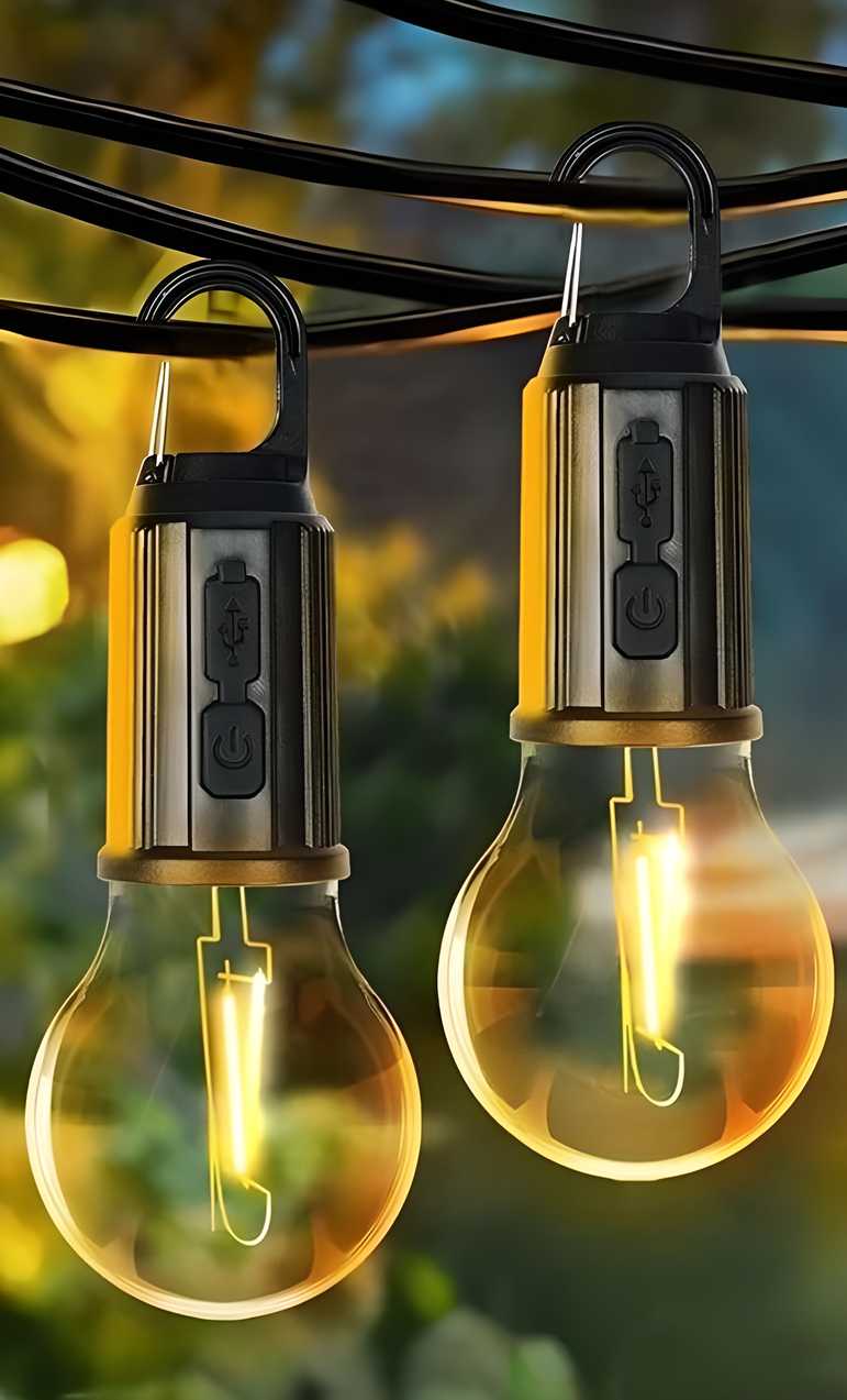 🏕️💡 3-Mode Hanging Tent Lamp for Camping