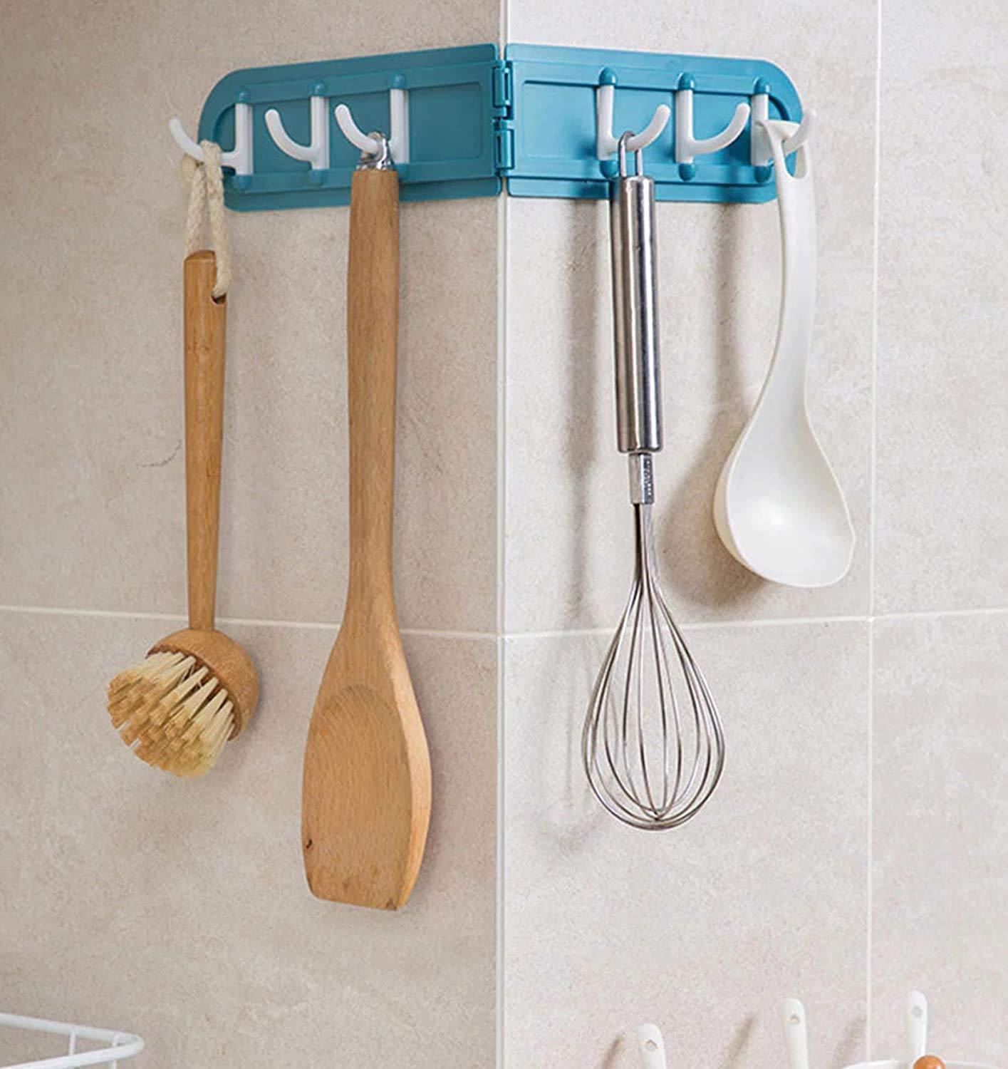 🔗 Folding Wall Mounted 6 Hooks Storage Holder