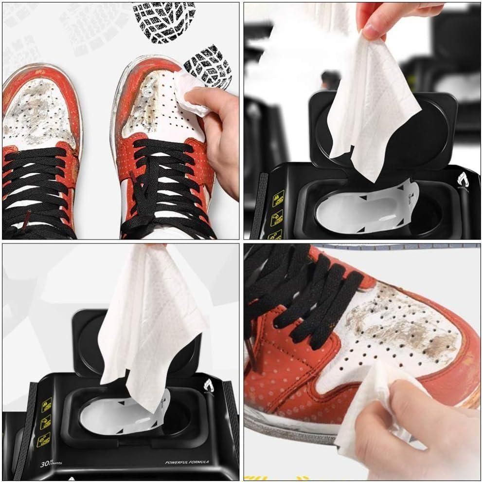 🧽 Natural Sneaker & Shoe Cleaner Wipes (Pack of 80)