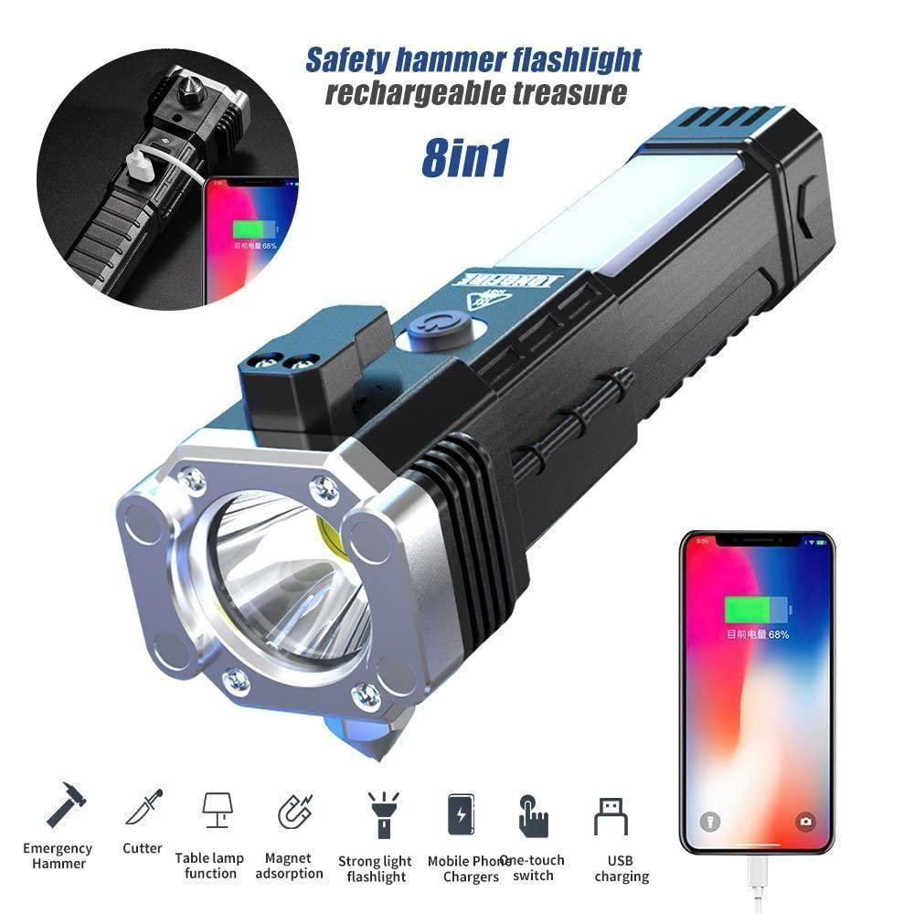 🔦 Portable Rechargeable Torch LED Flashlight 🌟