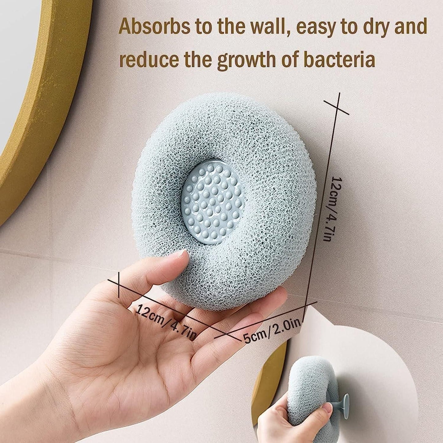 🛁 Suction Bath Scrub (Pack of 1) 🌈