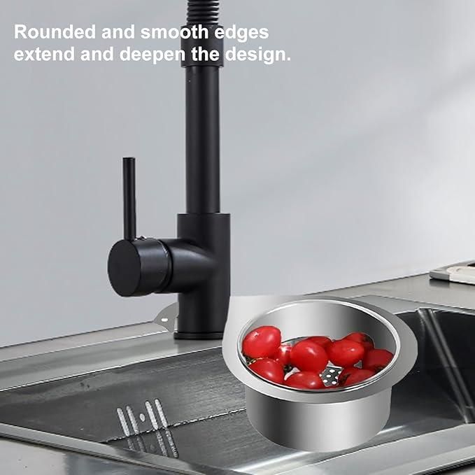 🦢 Stainless Steel Swan Drain Basket Sink Strainer ✨💧