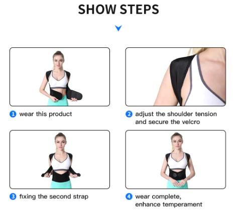 🧘♀️ Adjustable Back Posture Corrector