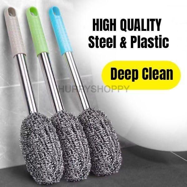 🧼 Bottle Jar Toilet Cleaner Brush Scrubber