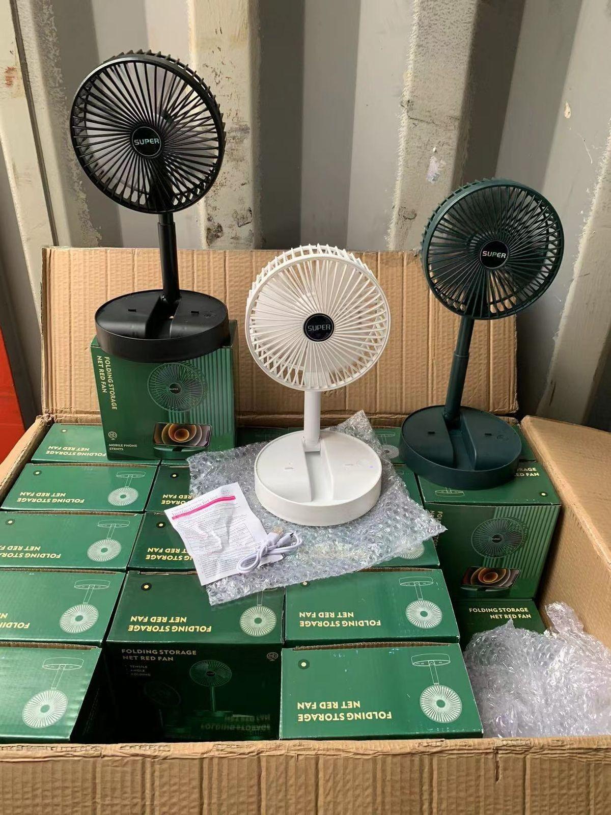💨 Powerful Rechargeable High Speed Table Desk Fan 🌟