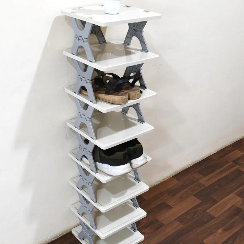 👟🗂️ Foldable Shoes Shelf - 5 Tier Rack