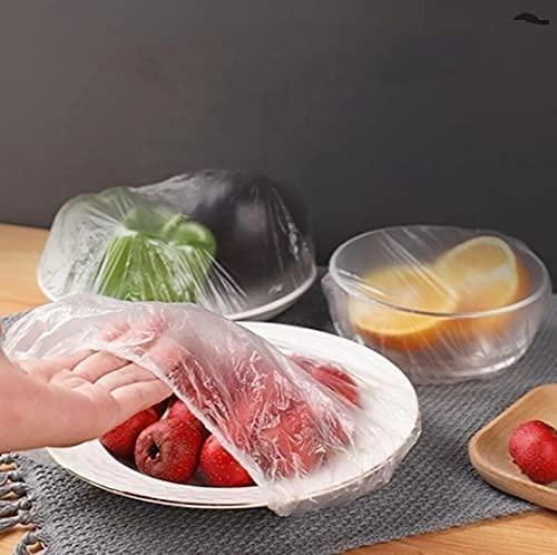 🛍️ Reusable Food Storage Plastic Covers (Pack of 100)