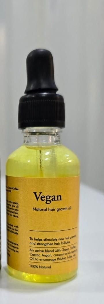 🌿 Vegan Natural Hair Growth Oil 💧(Pack of 2)