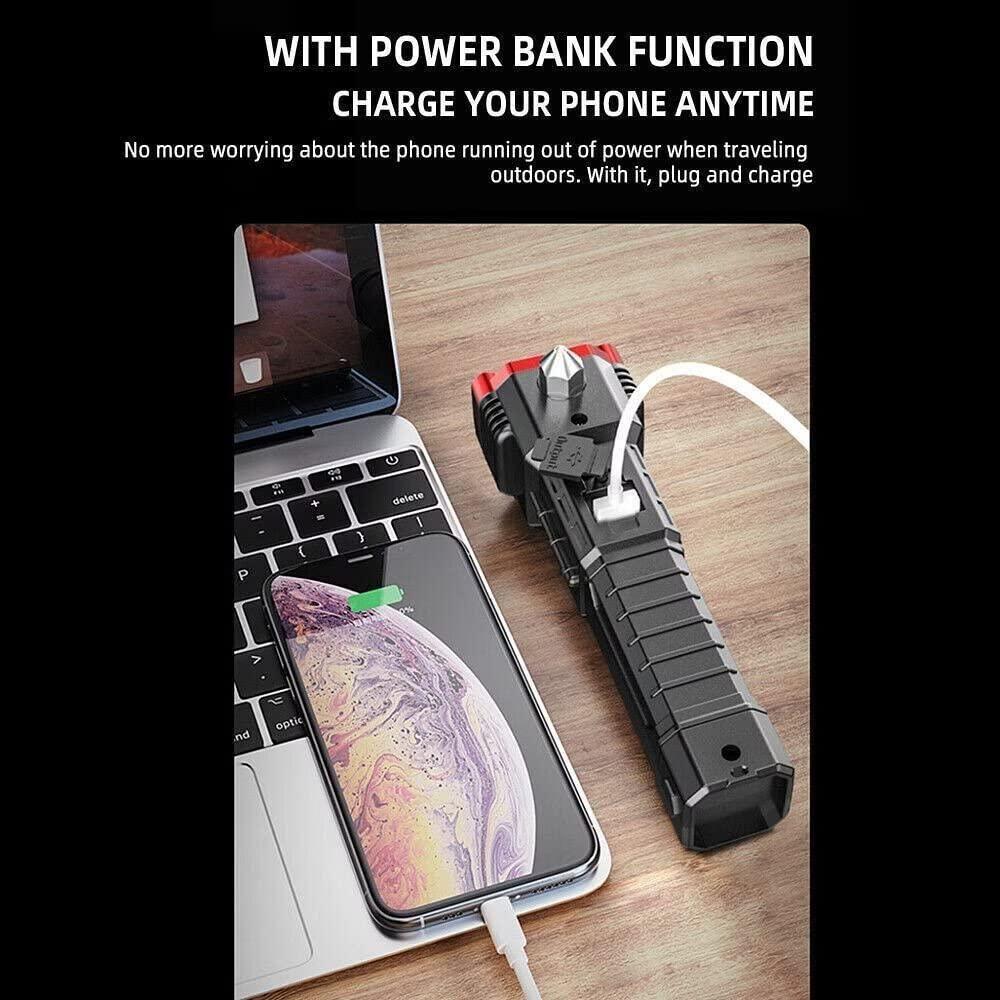 🔦 Portable Rechargeable Torch LED Flashlight 🌟