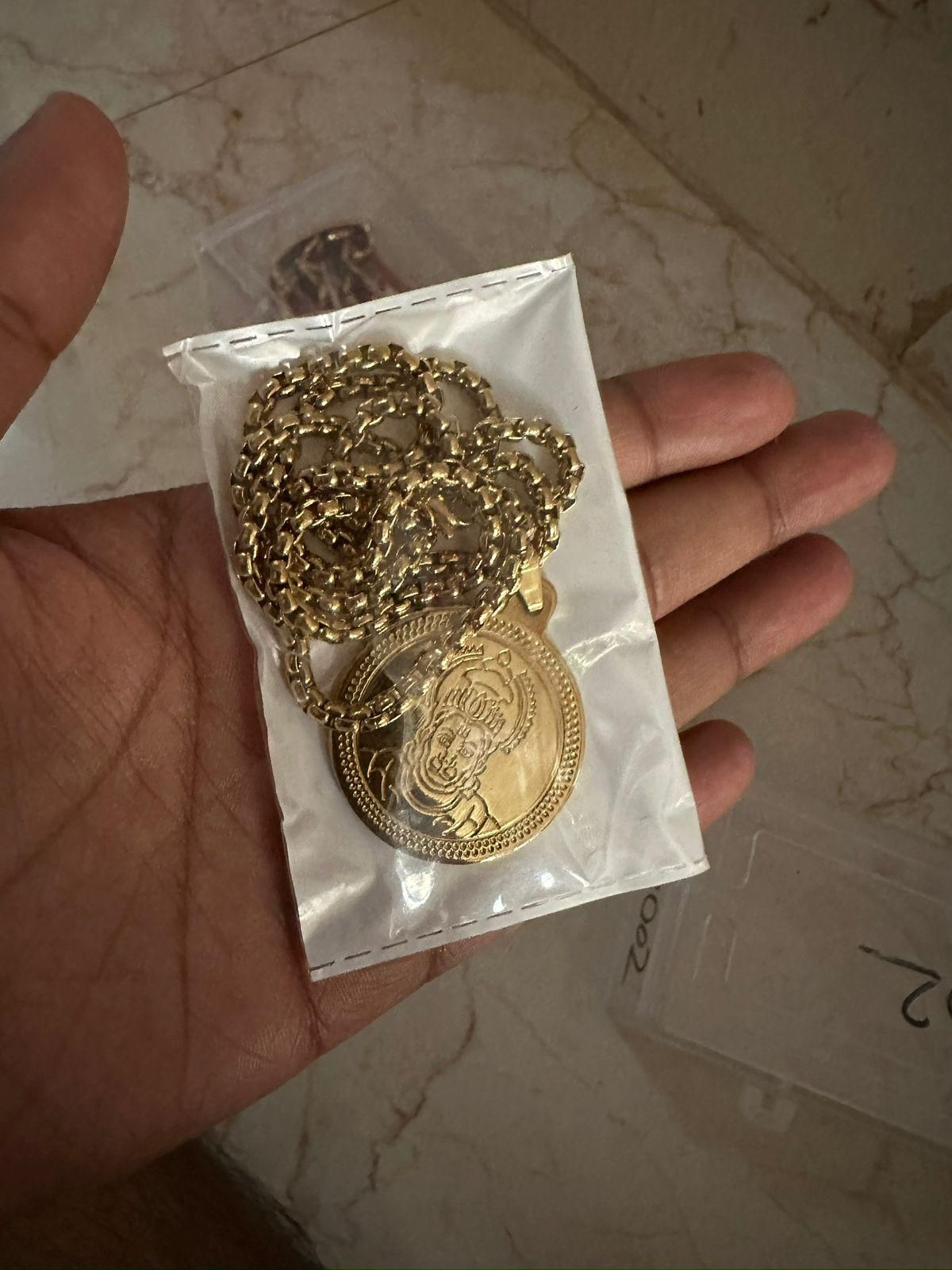 ✨ Gold Plated Hanuman Locket with Chain 🪙