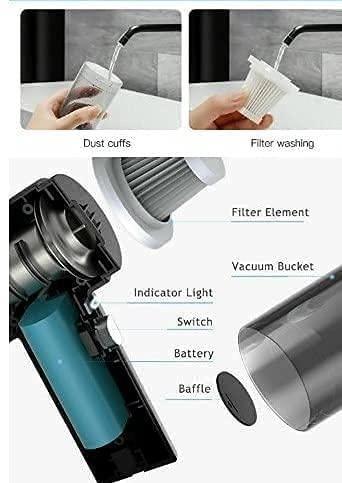 🧹 Portable Wireless Vacuum Cleaner