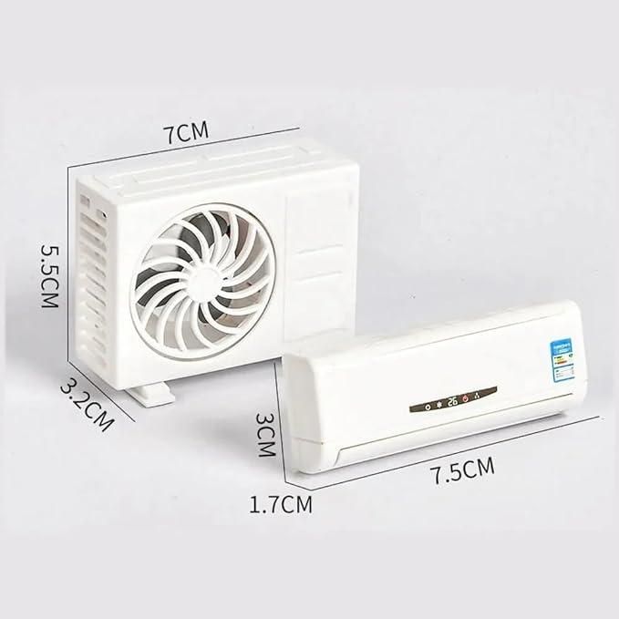 🌬️ Miniature AC Design Car Air Freshener Diffuser