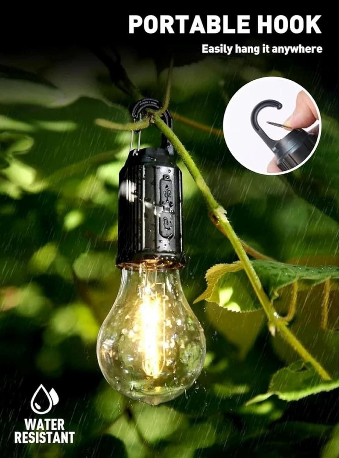 🏕️💡 3-Mode Hanging Tent Lamp for Camping