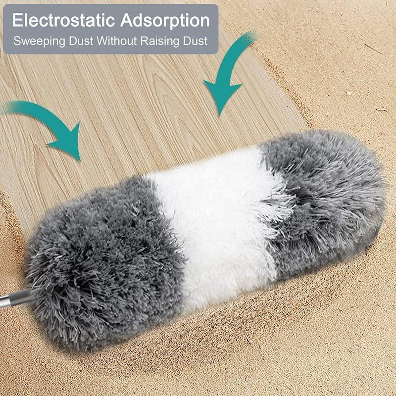 🧹 Flexible Mop Duster with Extendable Handle