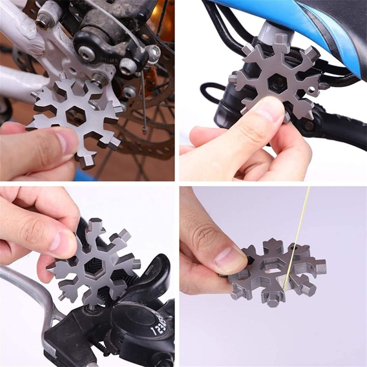 ❄️ Snowflake Keychain-Screwdriver Tool 🔧
