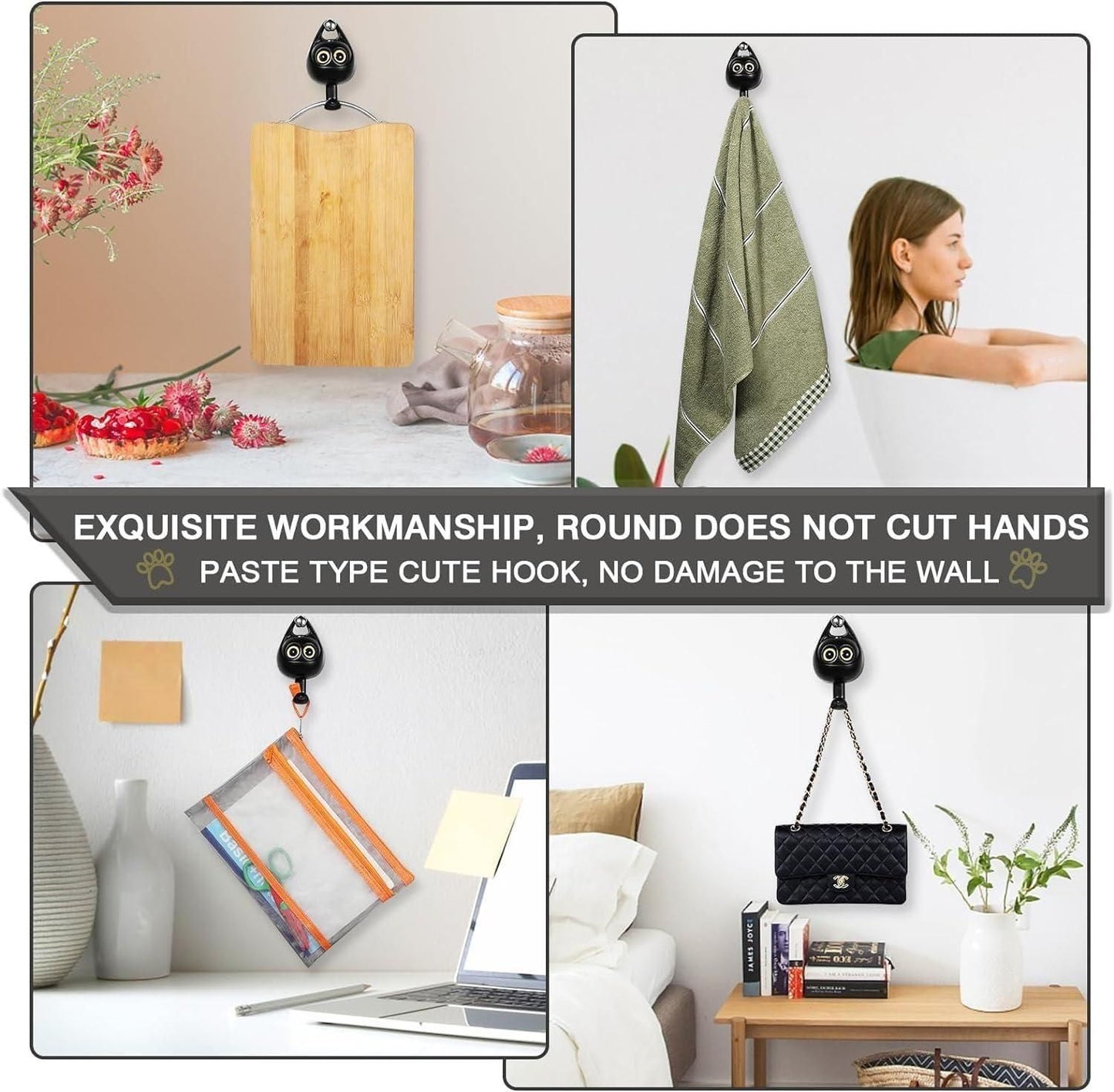 🦉 Owl-Shaped Cute Hangers Wall Hook (Pack of 1) 🗝️