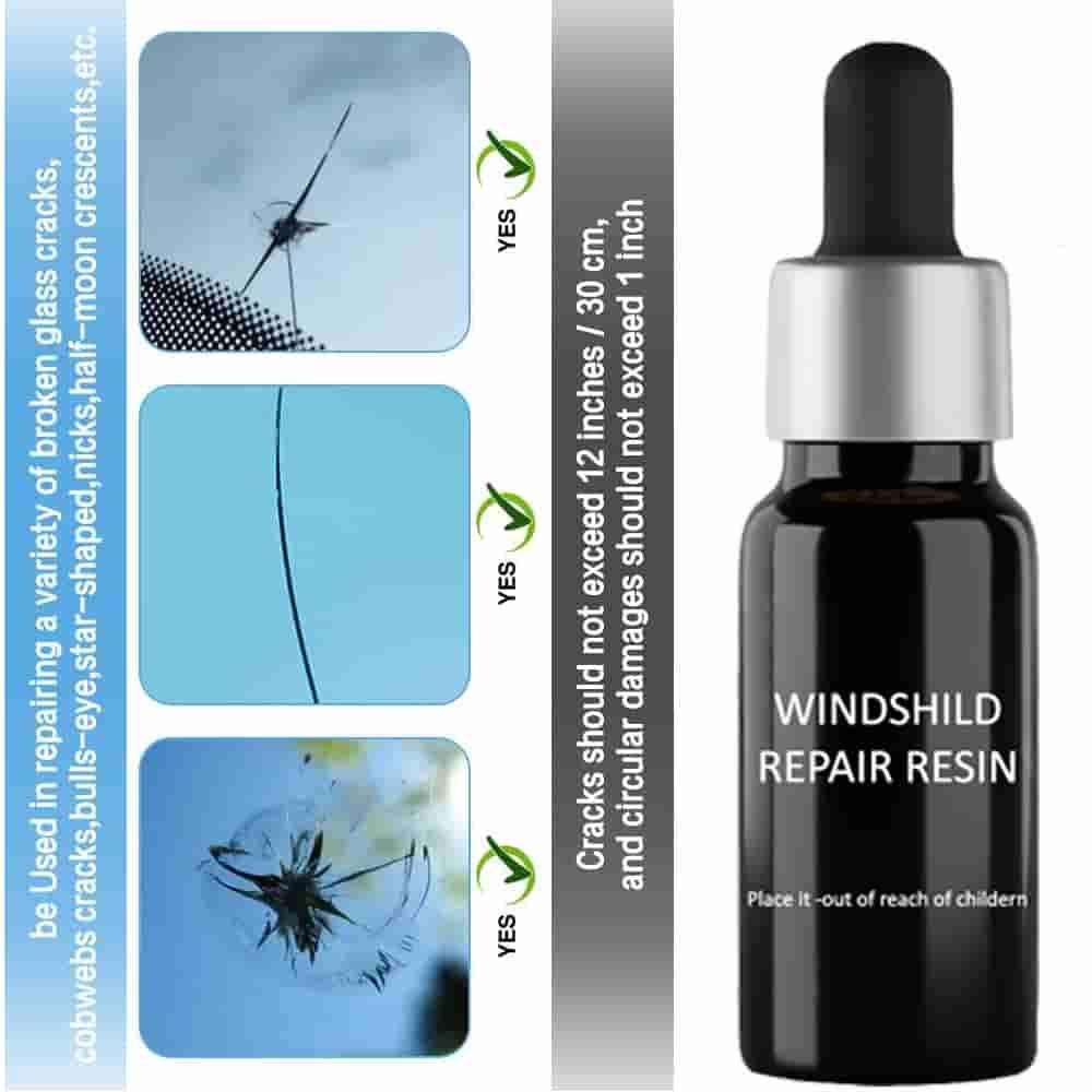 🛠️ Glass Repair Kit - Windshield Repair Resin (Pack of 1)