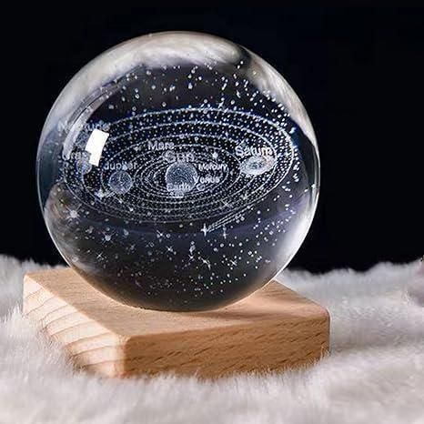 ✨ 3D Crystal Lamp Ball – Mesmerizing Lighting Magic 🌟