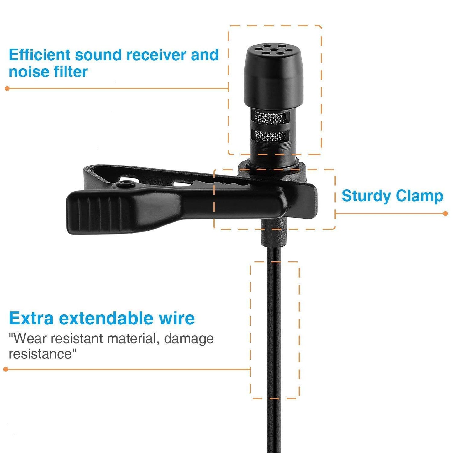 🎤 Dynamic USB collar Mic