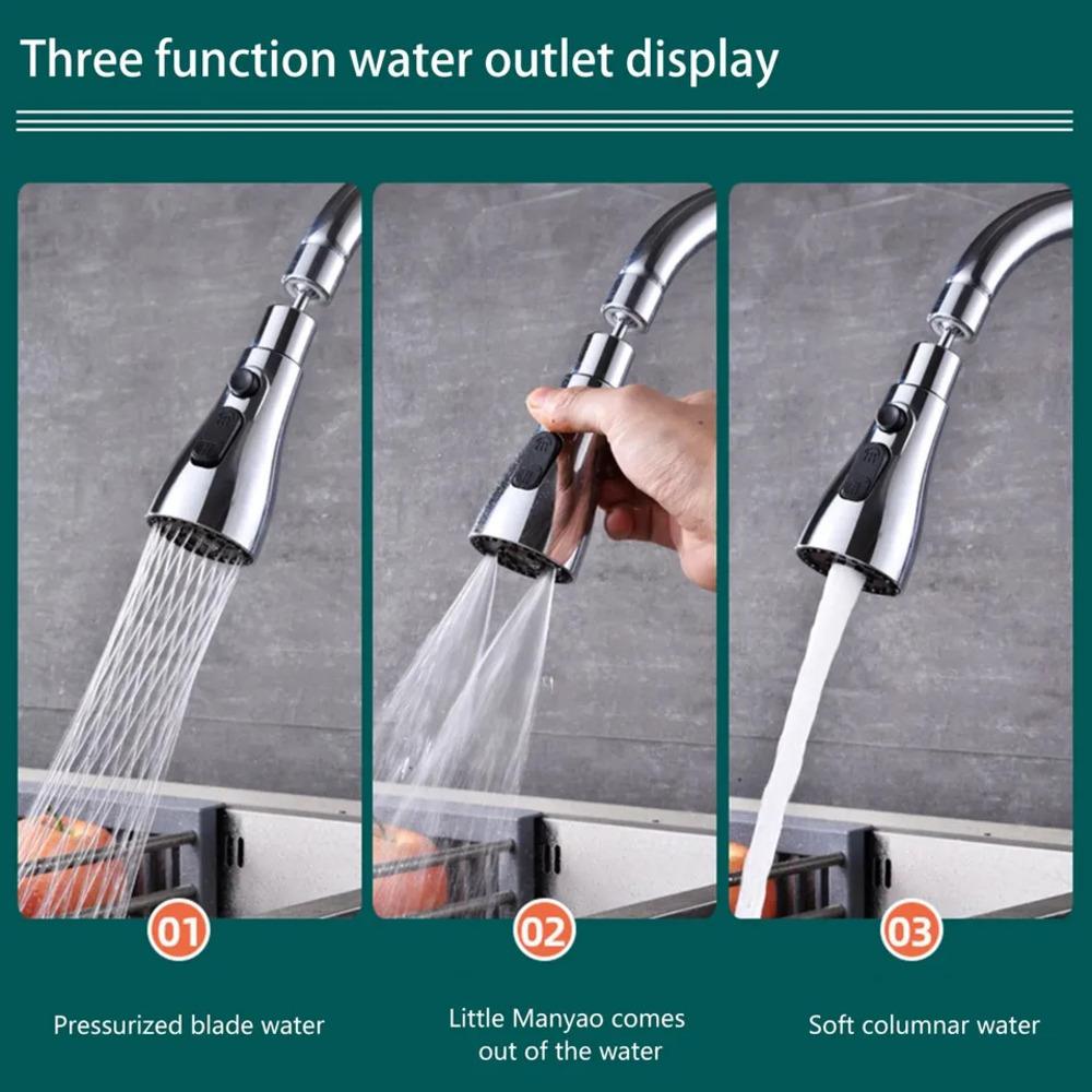 🚰 3 Modes Kitchen Sink Faucet