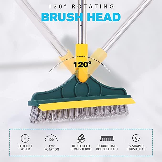 🧹 2-in-1 Cleaning Brush with Wiper