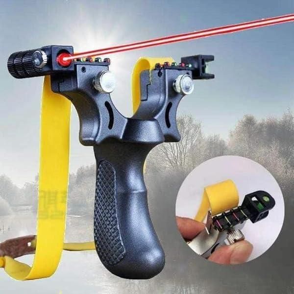 🎯 Outdoor Slingshot with Rubber Band & Laser Sight 🏹