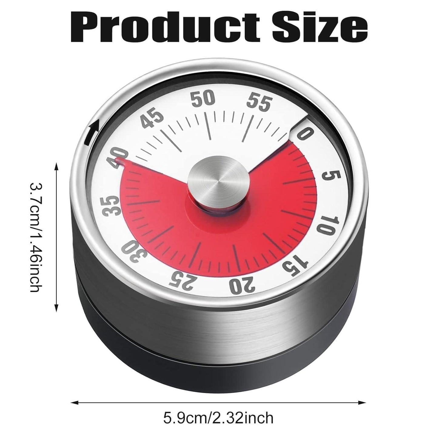 ⏰ 60-Minute Magnetic Timer