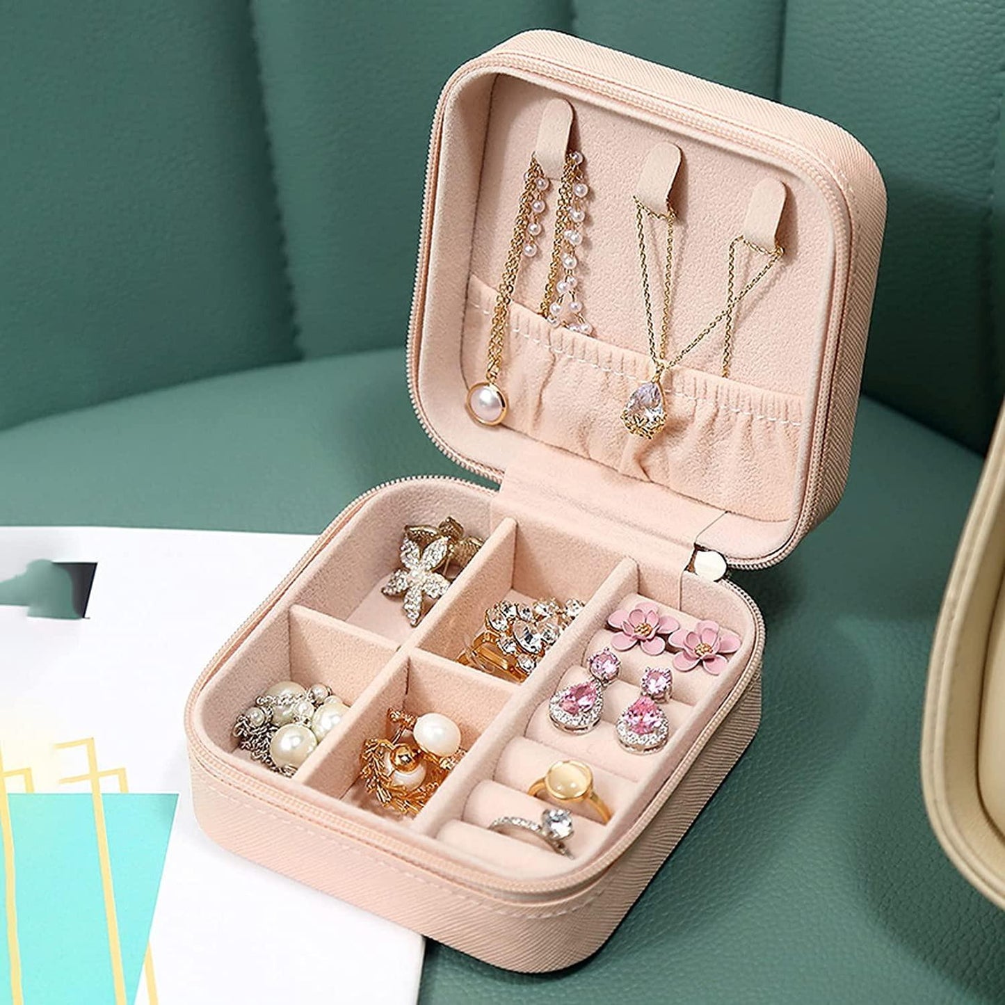💎 Portable Travel Jewellery Organizer Pouch 🌟