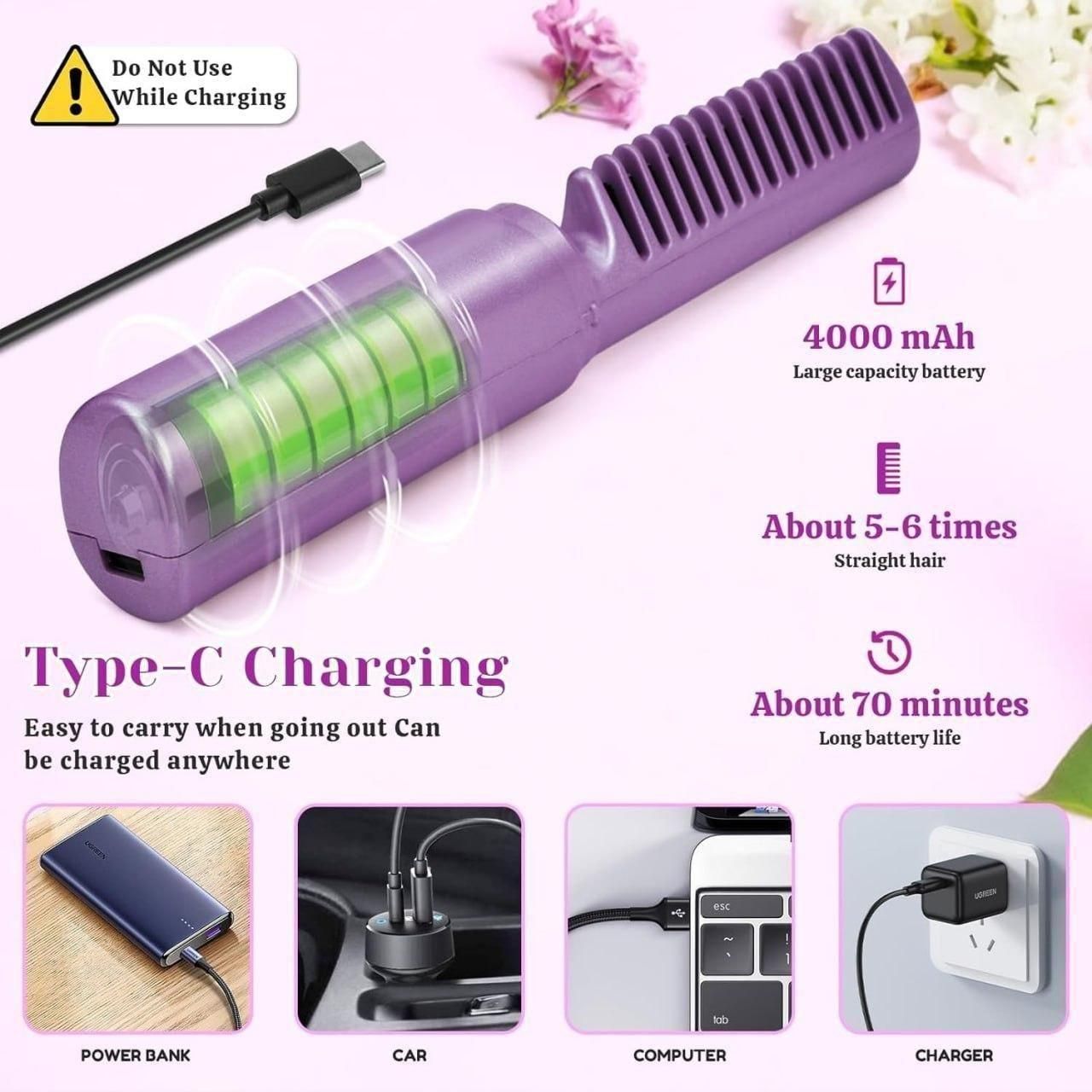 💁♀️ Meneflix Portable Mini Hair Straightener