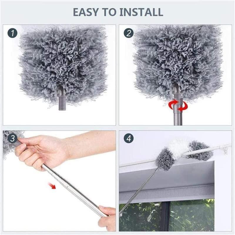 🧹 Flexible Mop Duster with Extendable Handle