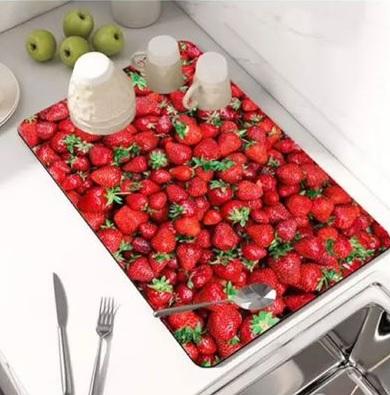🧽 Quick-Drying Dish Mat Washable