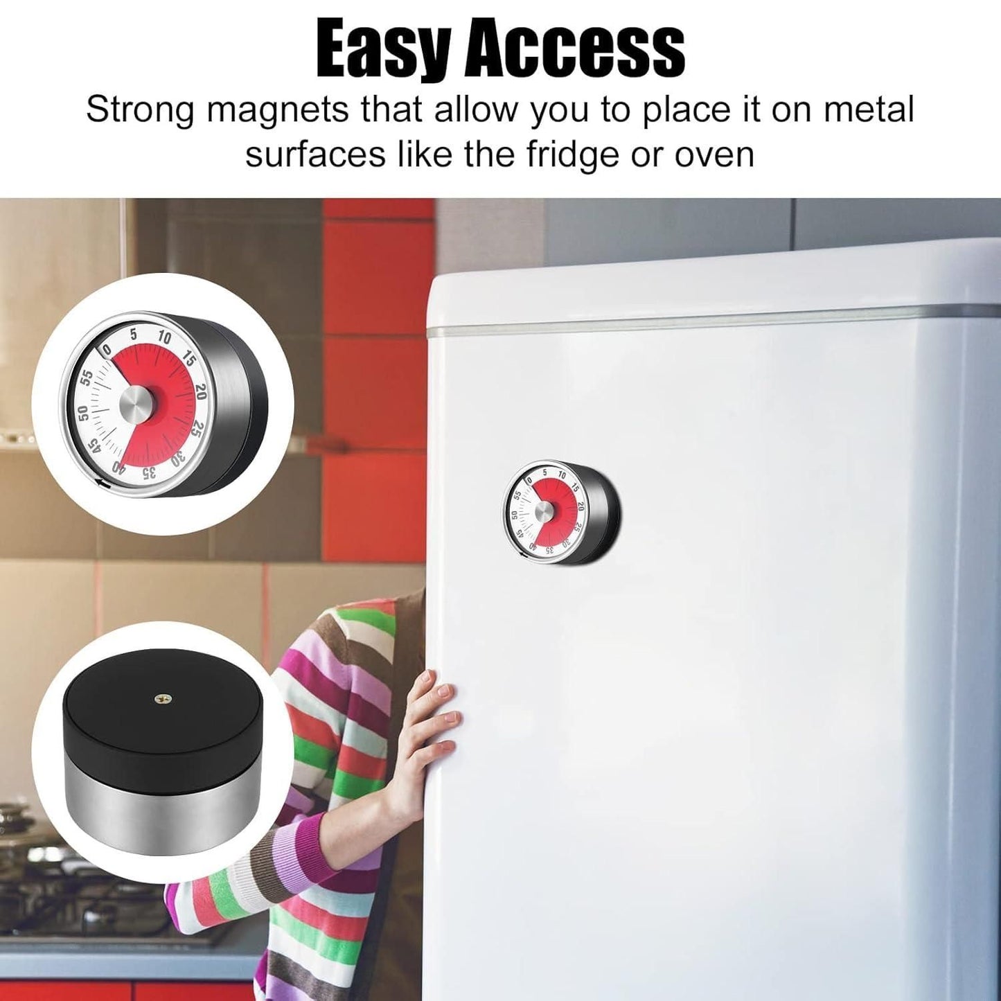 ⏰ 60-Minute Magnetic Timer