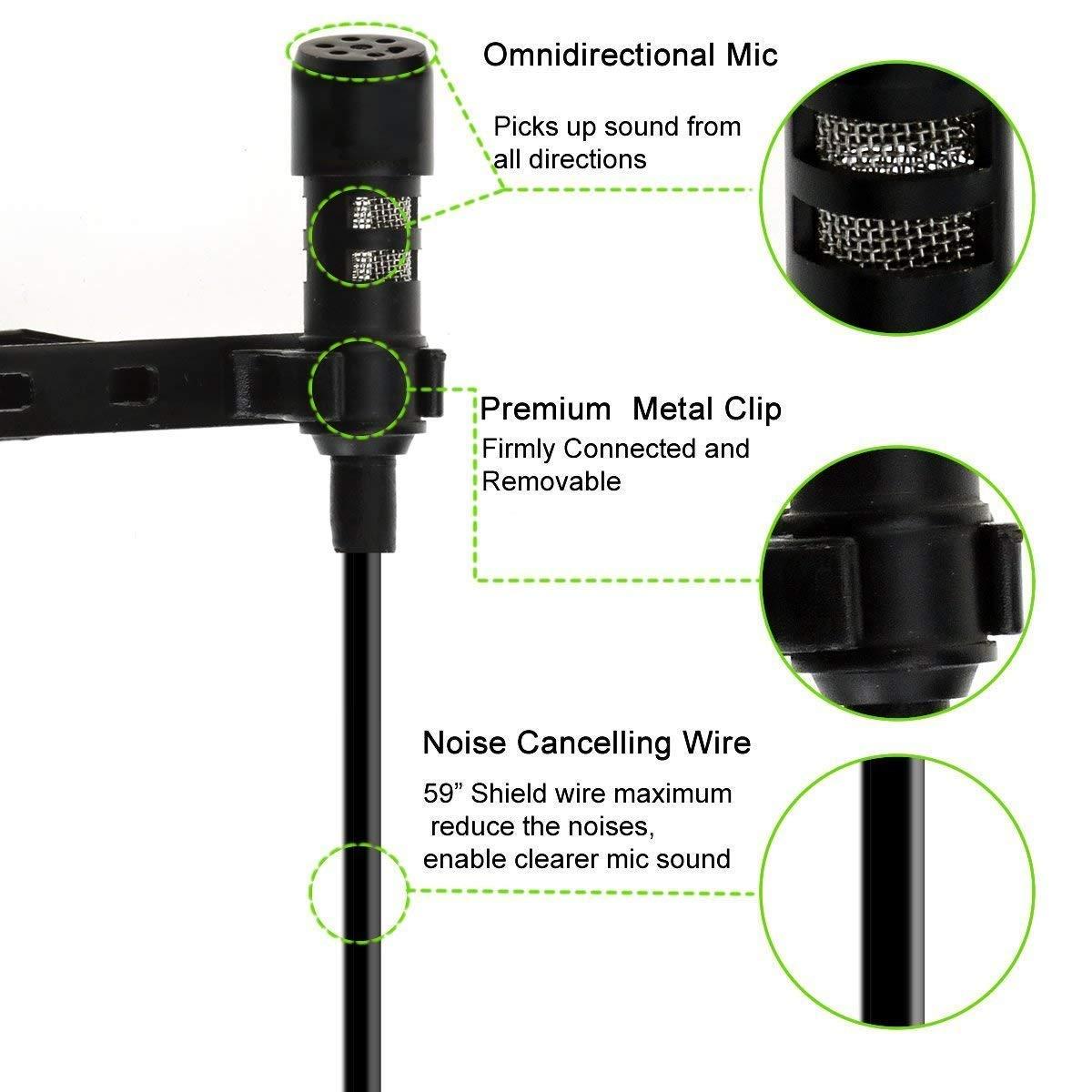 🎤 Dynamic USB collar Mic