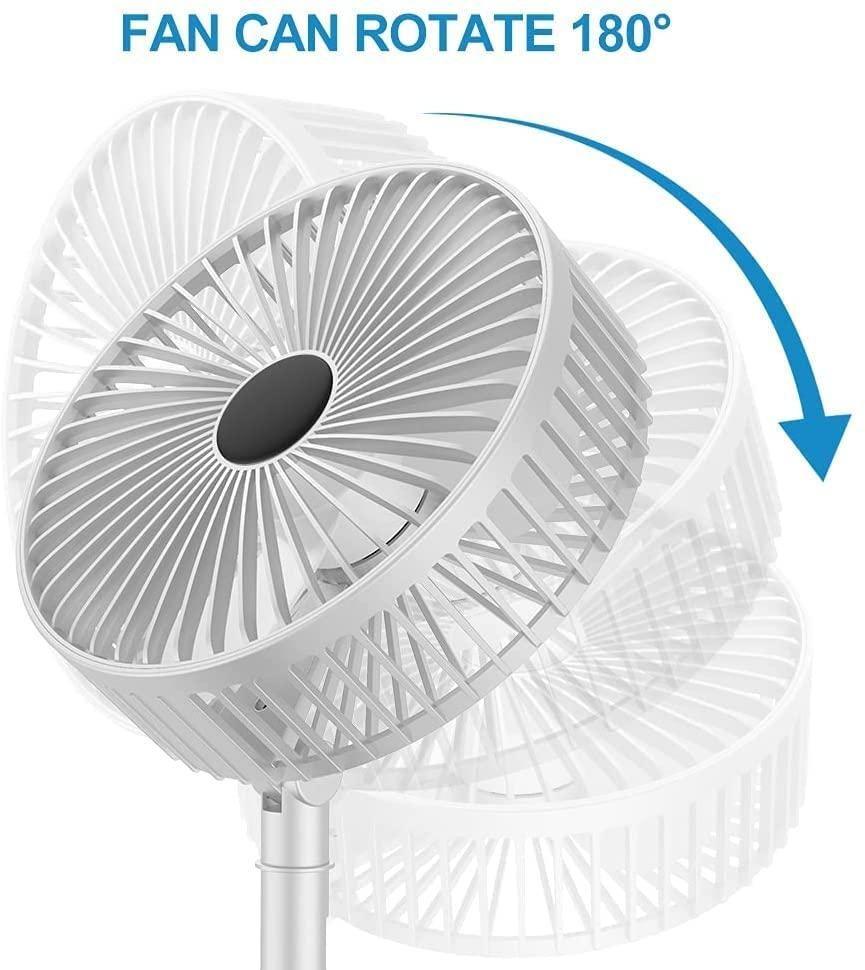 💨 Powerful Rechargeable High Speed Table Desk Fan 🌟