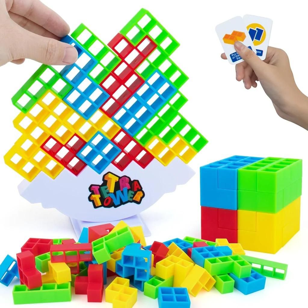 🎲 New Upgraded Tetra Tower Game for Kids & Adults 🌟