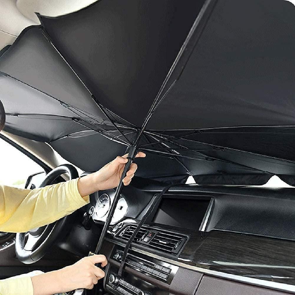 ☂️ Car Windshield Sun Shade Umbrella (Black)
