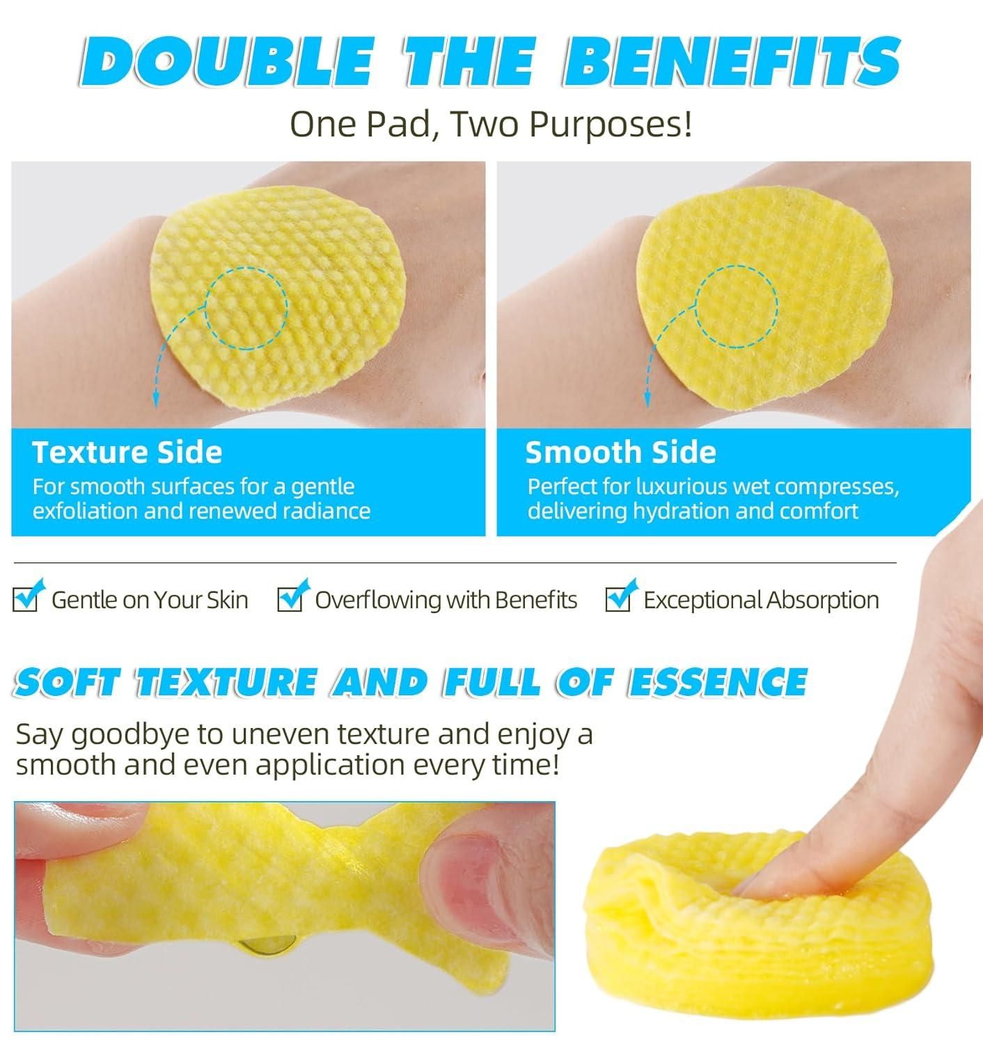 🧴 Turmeric Kojic Acid Cleansing Pads ✨