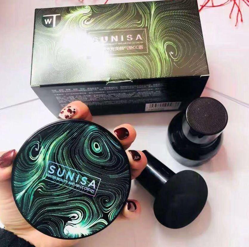 💧 Sunisa 3-in-1 Air Cushion Waterproof Foundation CC Cream ✨