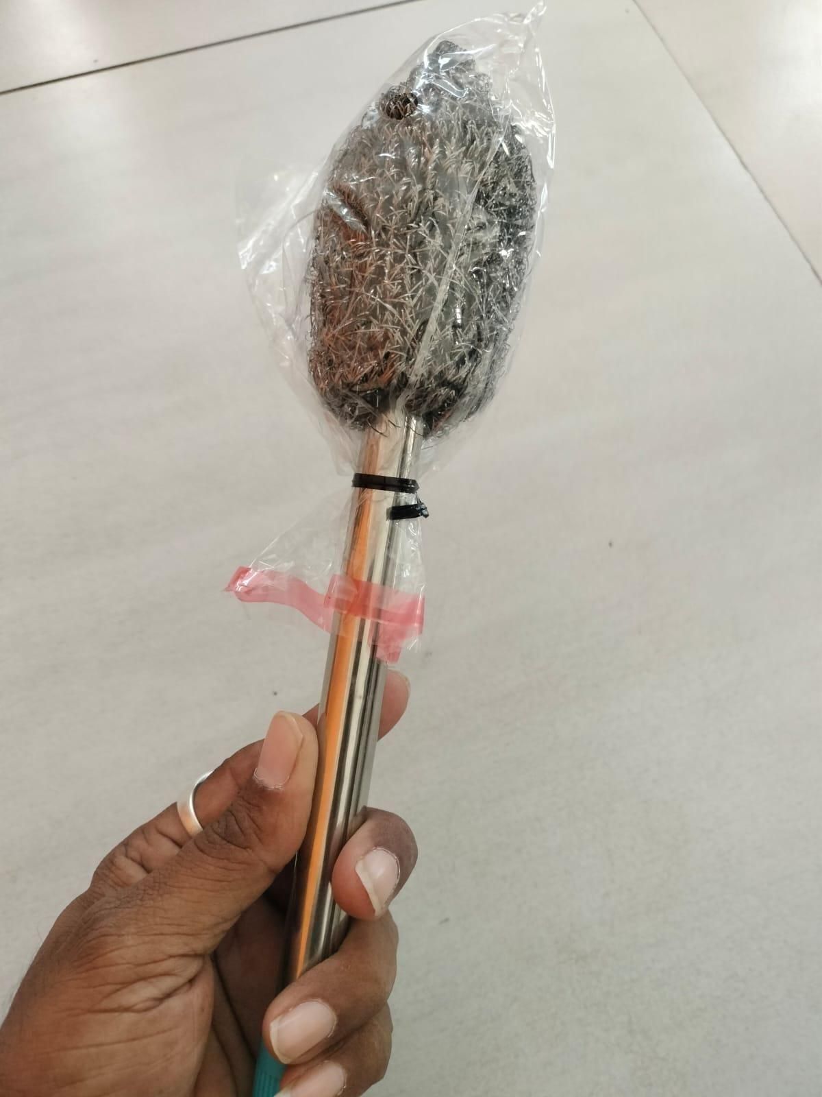 🧼 Bottle Jar Toilet Cleaner Brush Scrubber