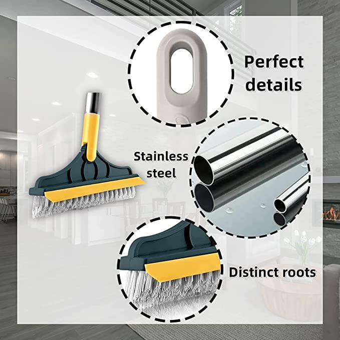 🧹 2-in-1 Cleaning Brush with Wiper