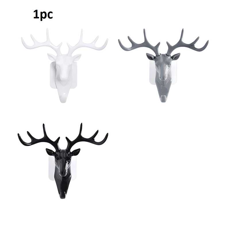 🦌 Deer Head Self-Adhesive Hanging Hook 🔑