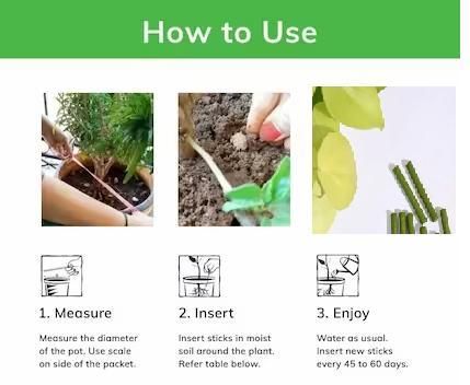 🌱 Plant Grow Fertilizer Sticks For Plants