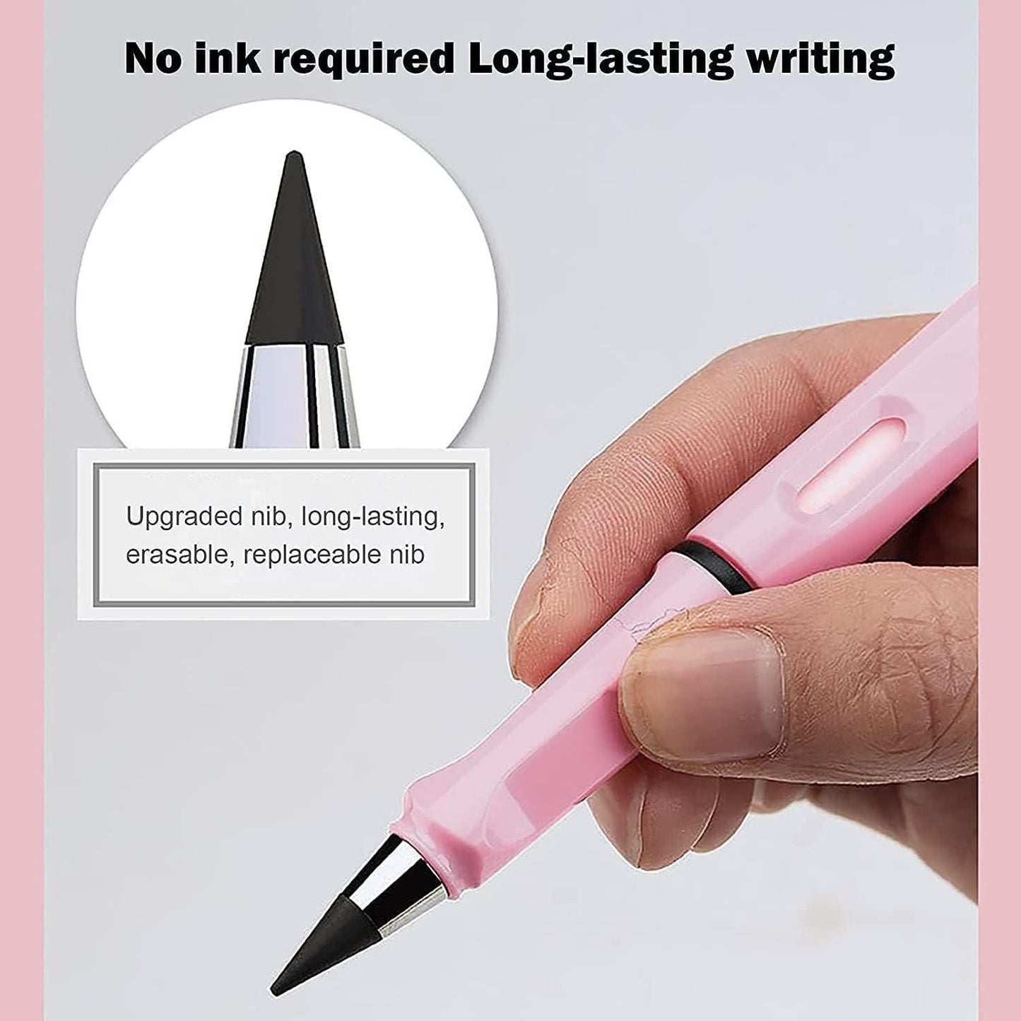 🖊️ Inkless Reusable & Erasable Metal Writing Pens